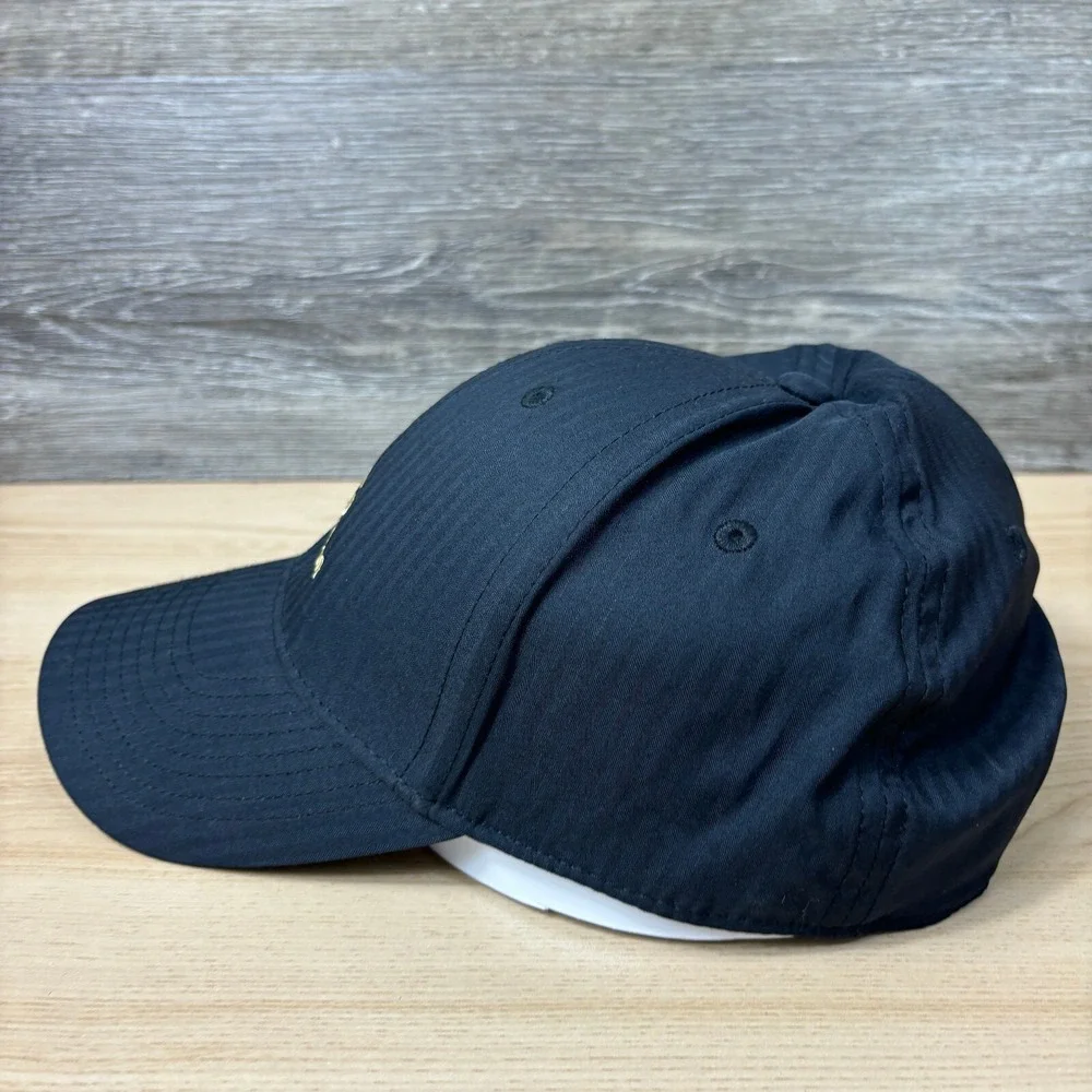 NG Foundation Hat Cap Strap Back Black Performance‎ Nike Athletic Adjustable